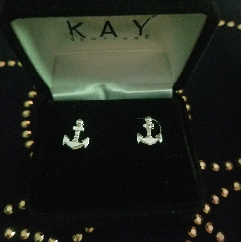 Anchor Earrings .925